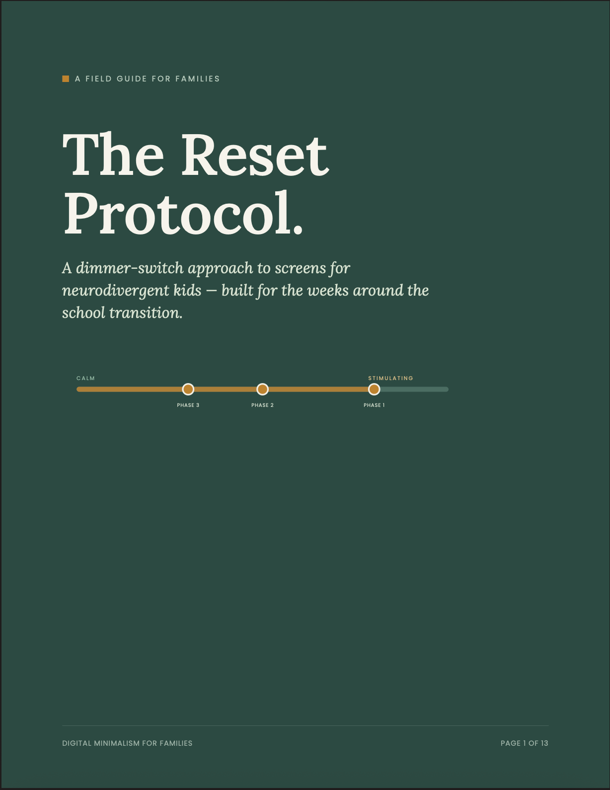 The Reset Protocol