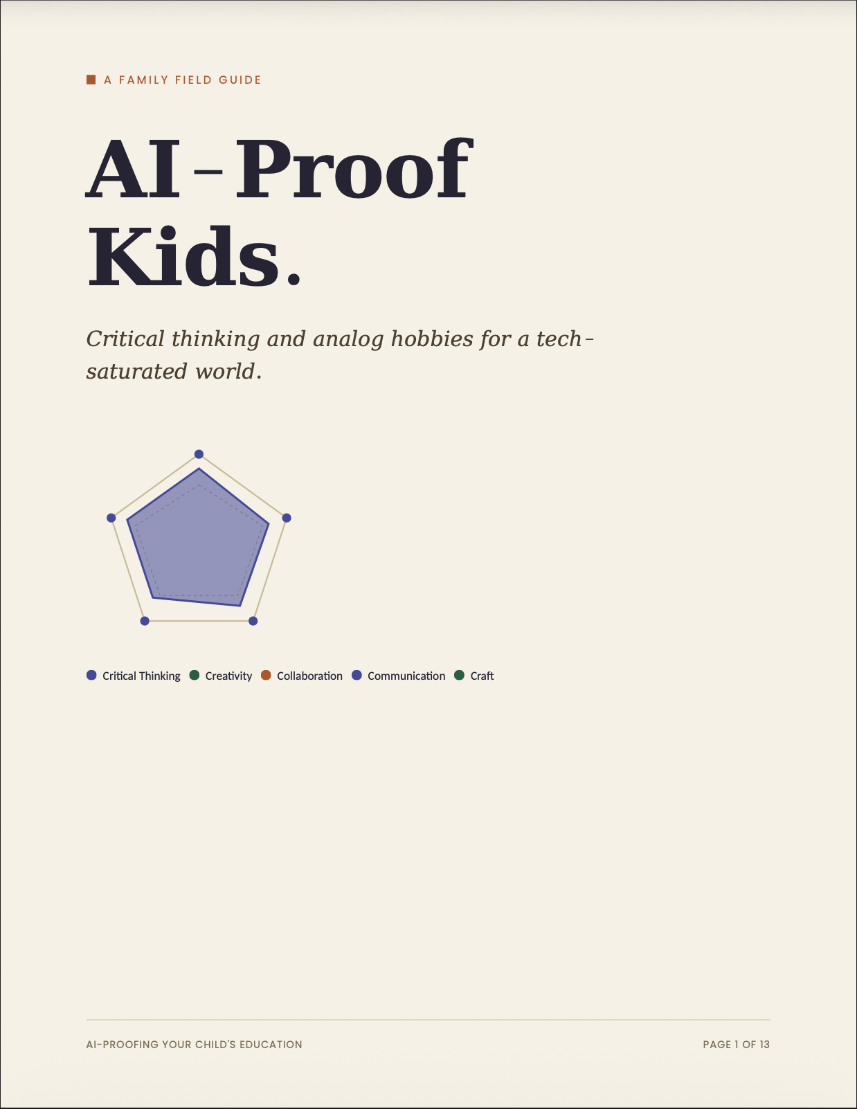 AI-Proof Kids